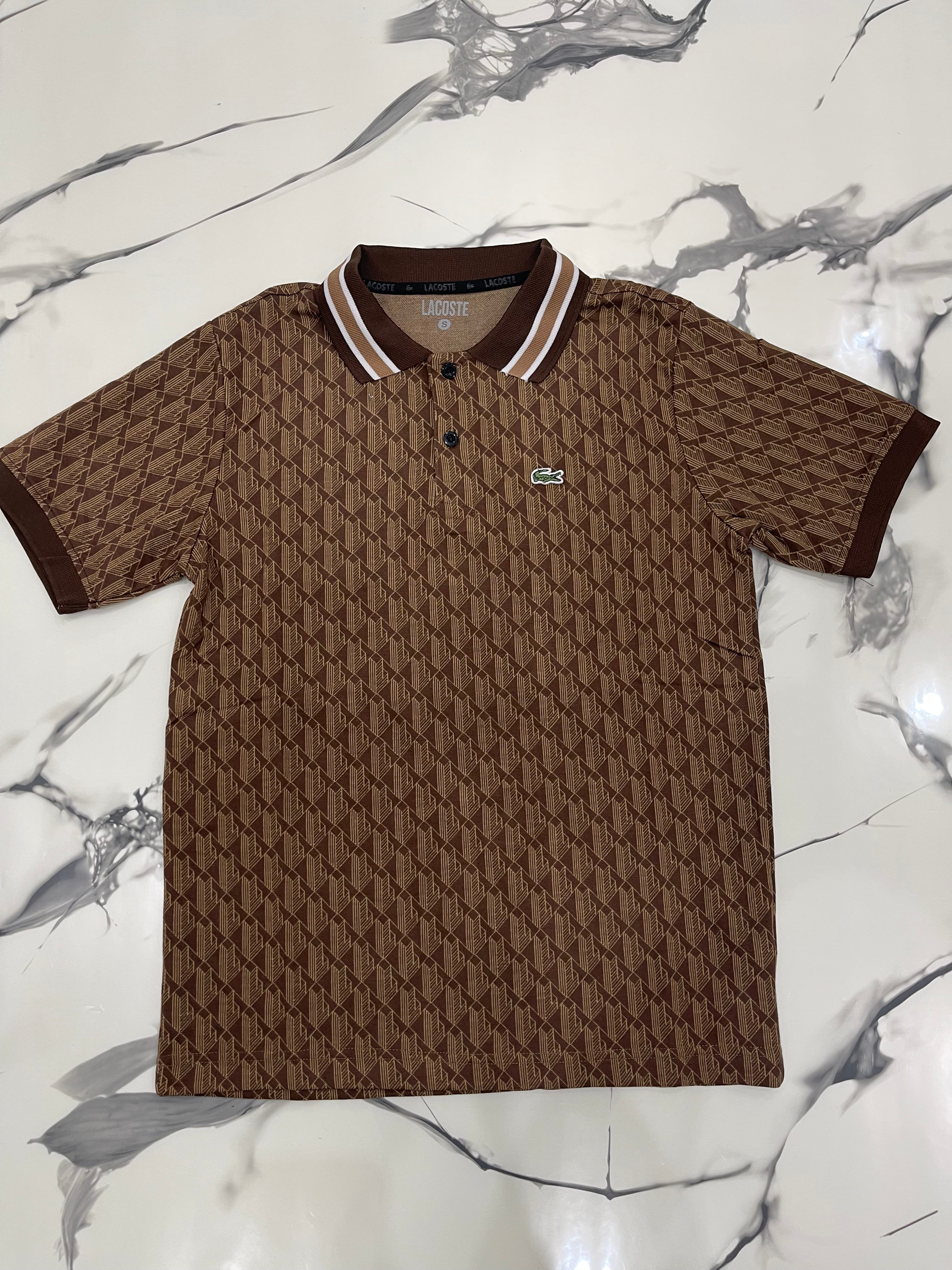 Polo Lacoste beige