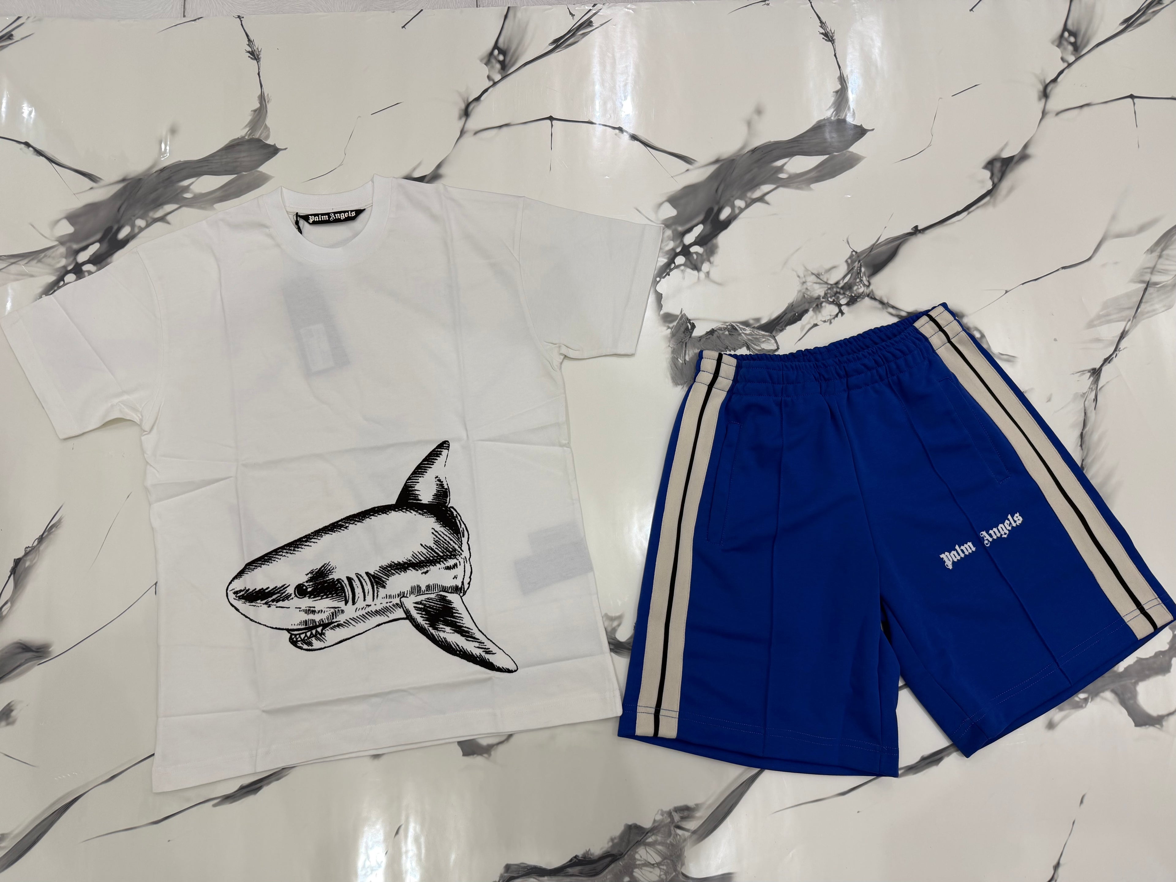 COMPLETO PA BLU/BIANCO
