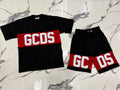 COMPLETO GC NERO/ROSSO