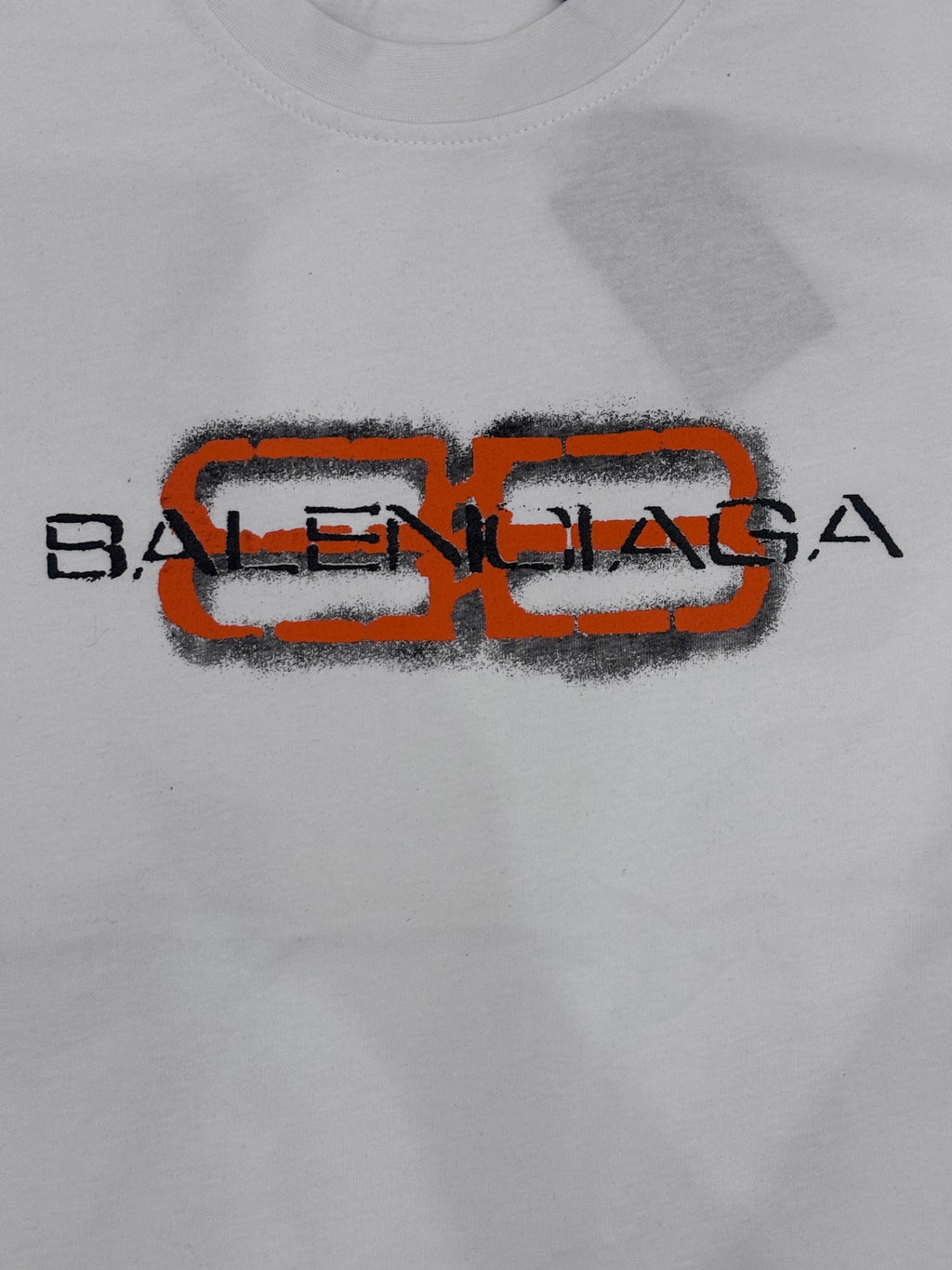 T-SHIRT BALENCIAGA  B/ARANCIO
