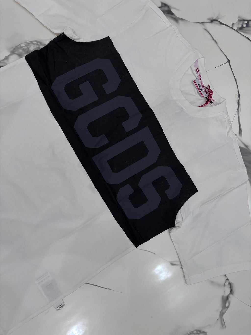 T-SHIRT GC BIANCA/GRIGIA