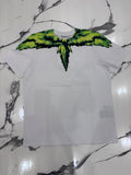 T-SHIRT BURLON BIANCA/VERDE