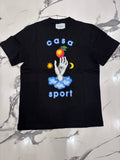 T-SHIRT CASA SPORT NERA