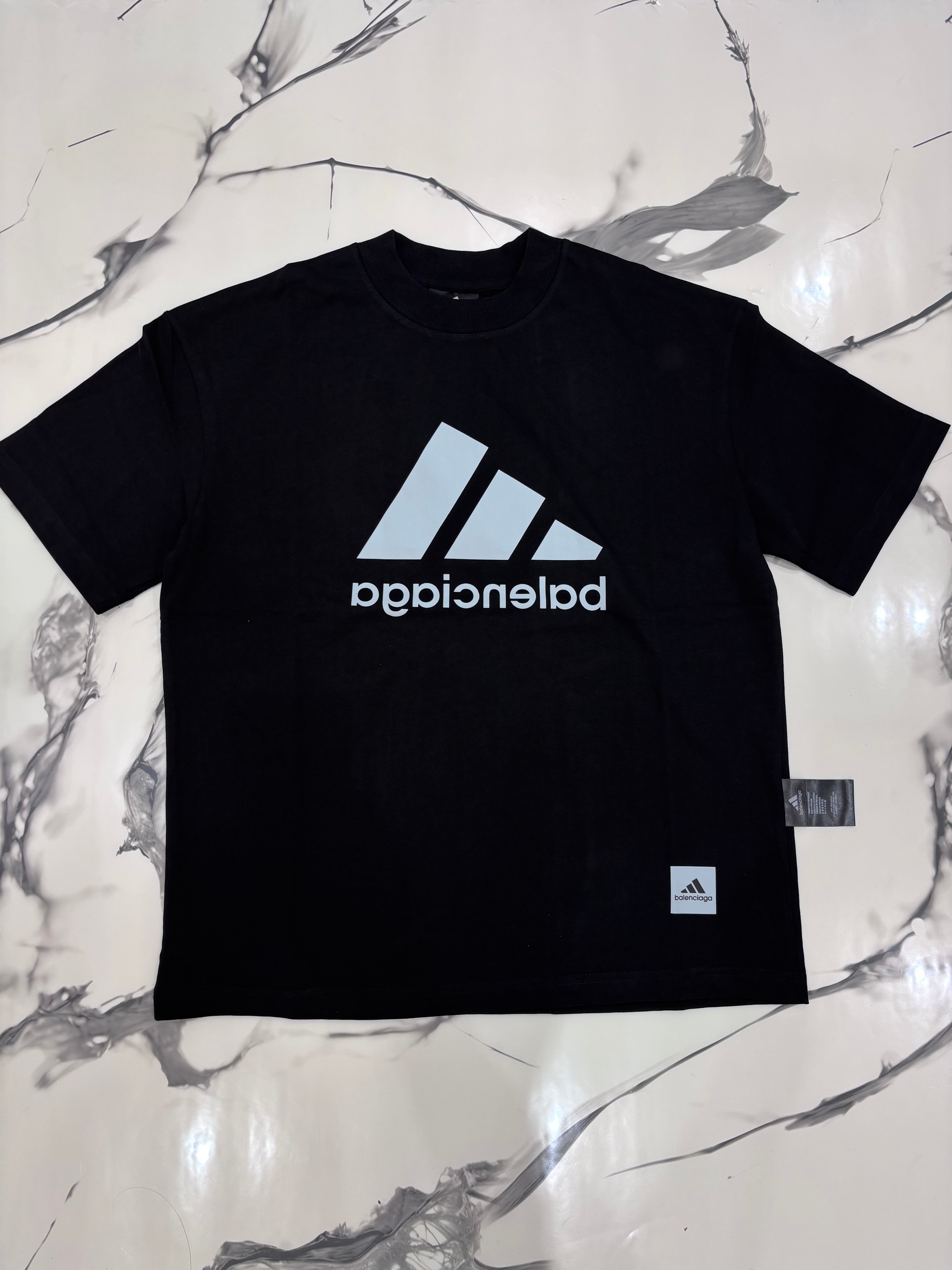 T-SHIRT ADIDAS X BALE SCRITTA BIANCA
