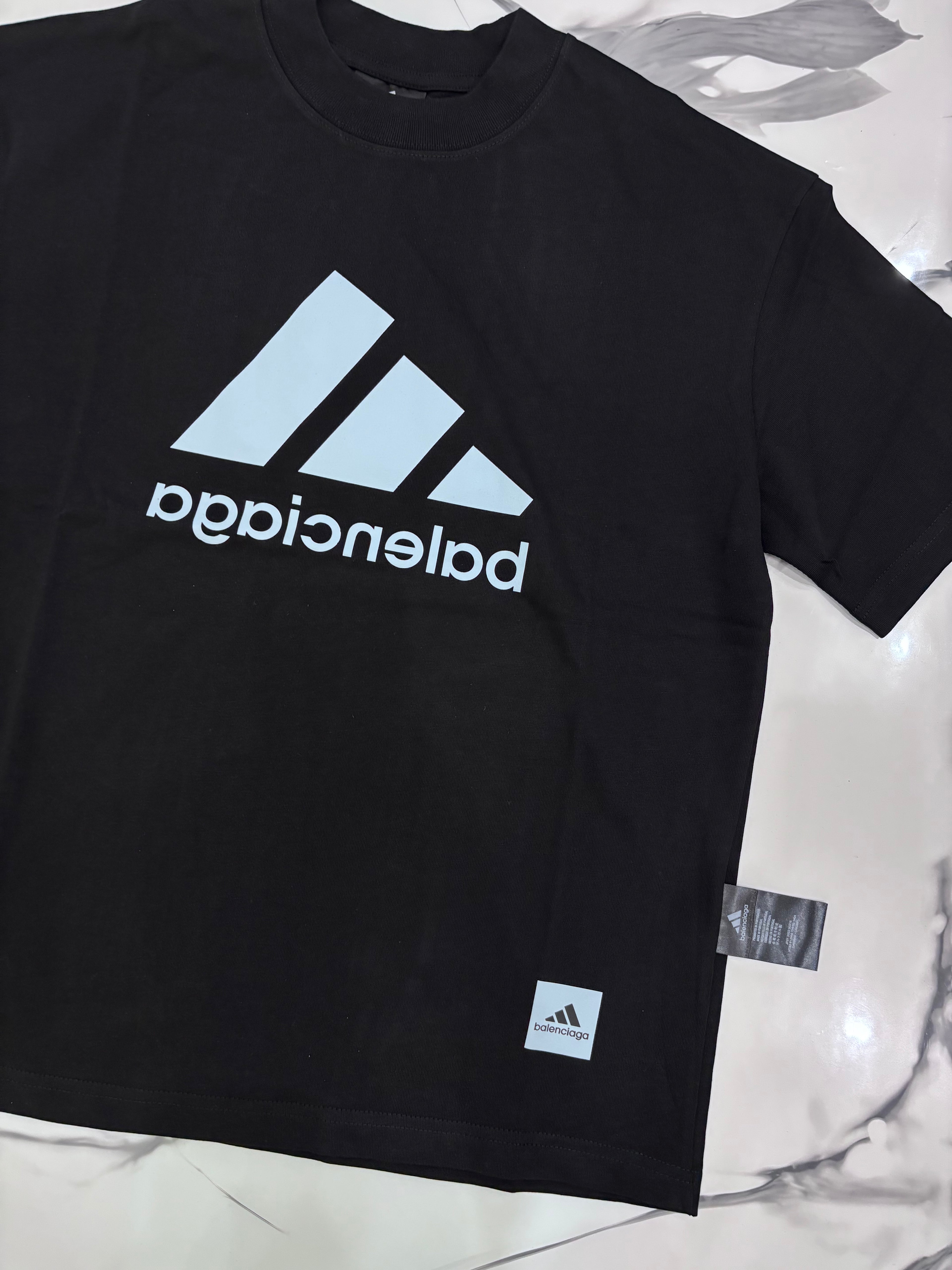 T-SHIRT ADIDAS X BALE SCRITTA BIANCA