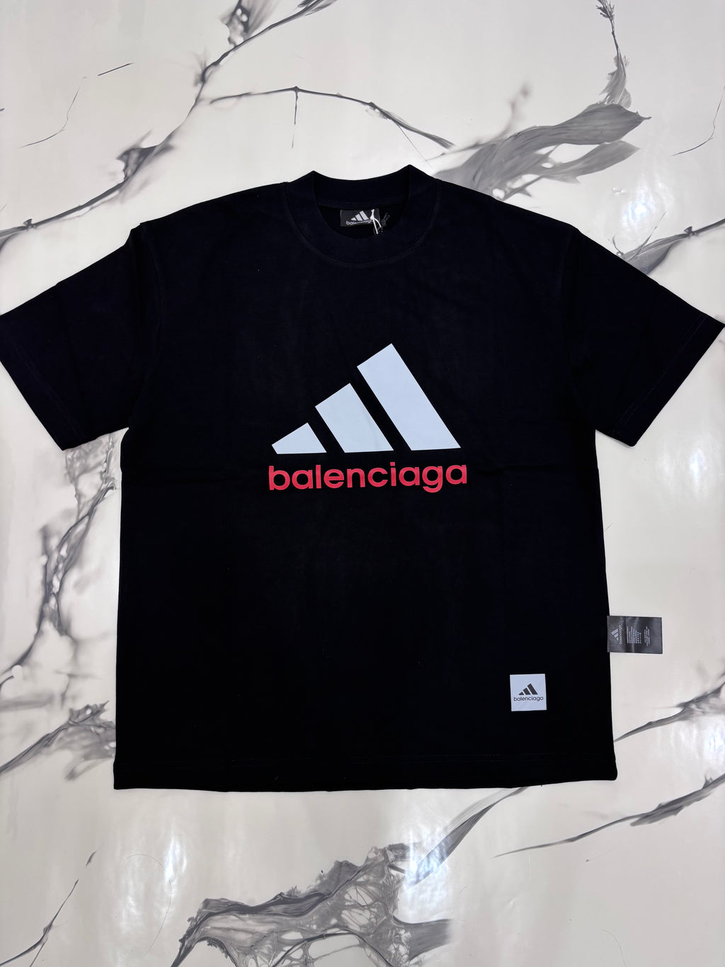 T-SHIRT ADIDAS X BALE SCRITTA ROSSA
