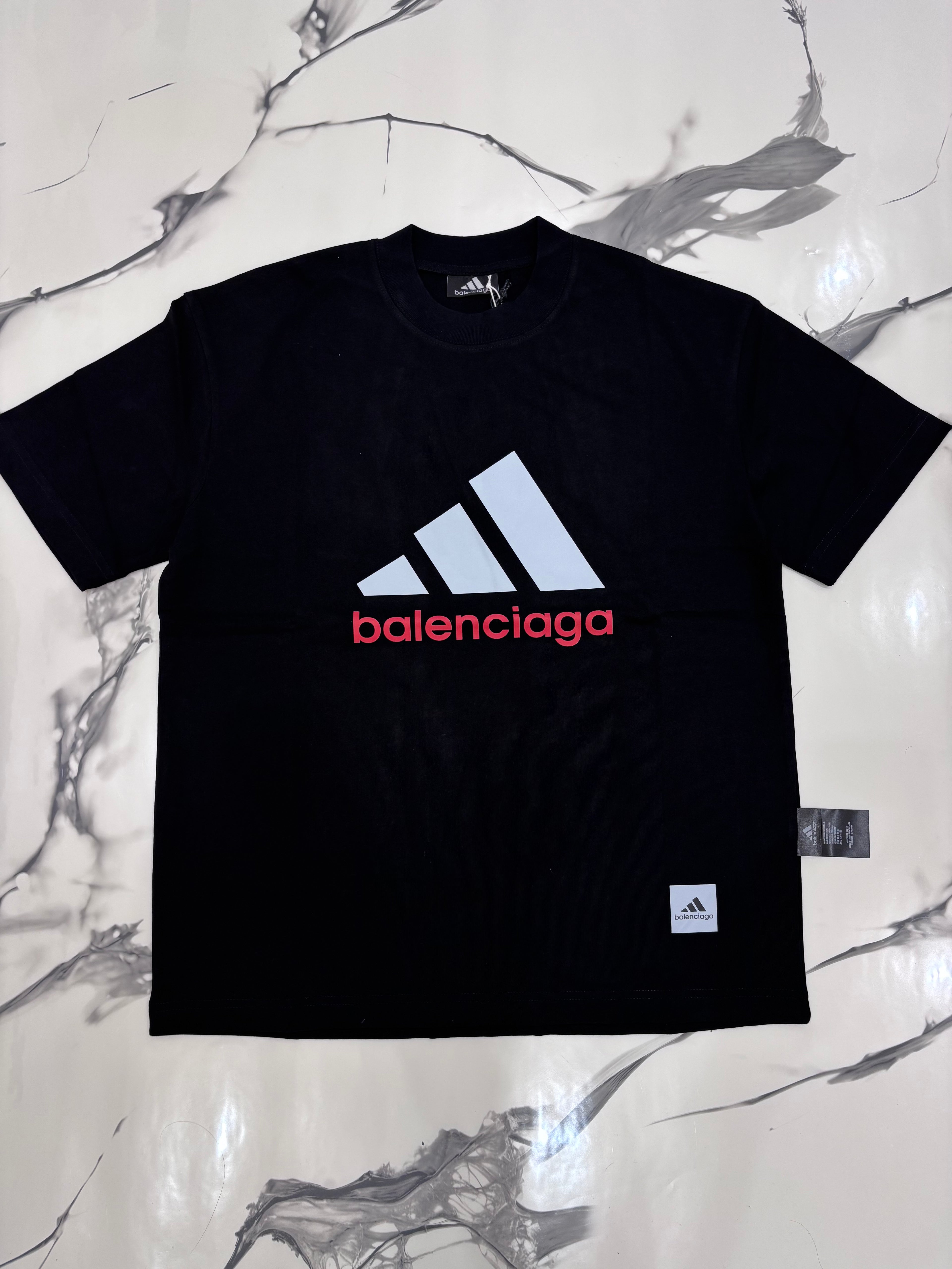T-SHIRT ADIDAS X BALE SCRITTA ROSSA