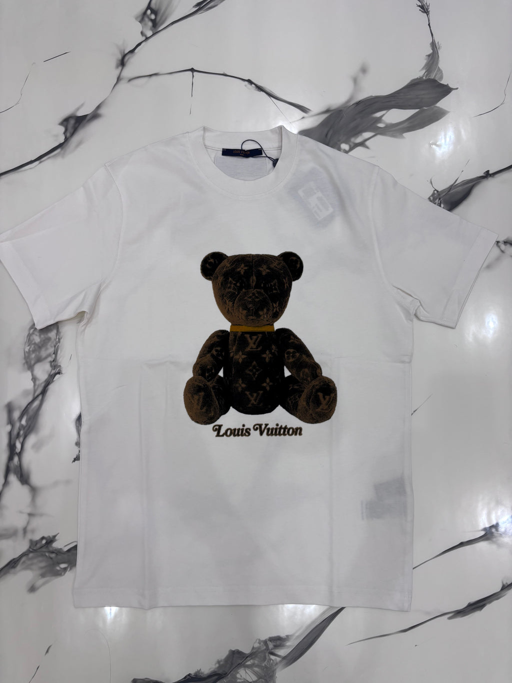 T-SHIRT LV PUPAZZO BIANCA