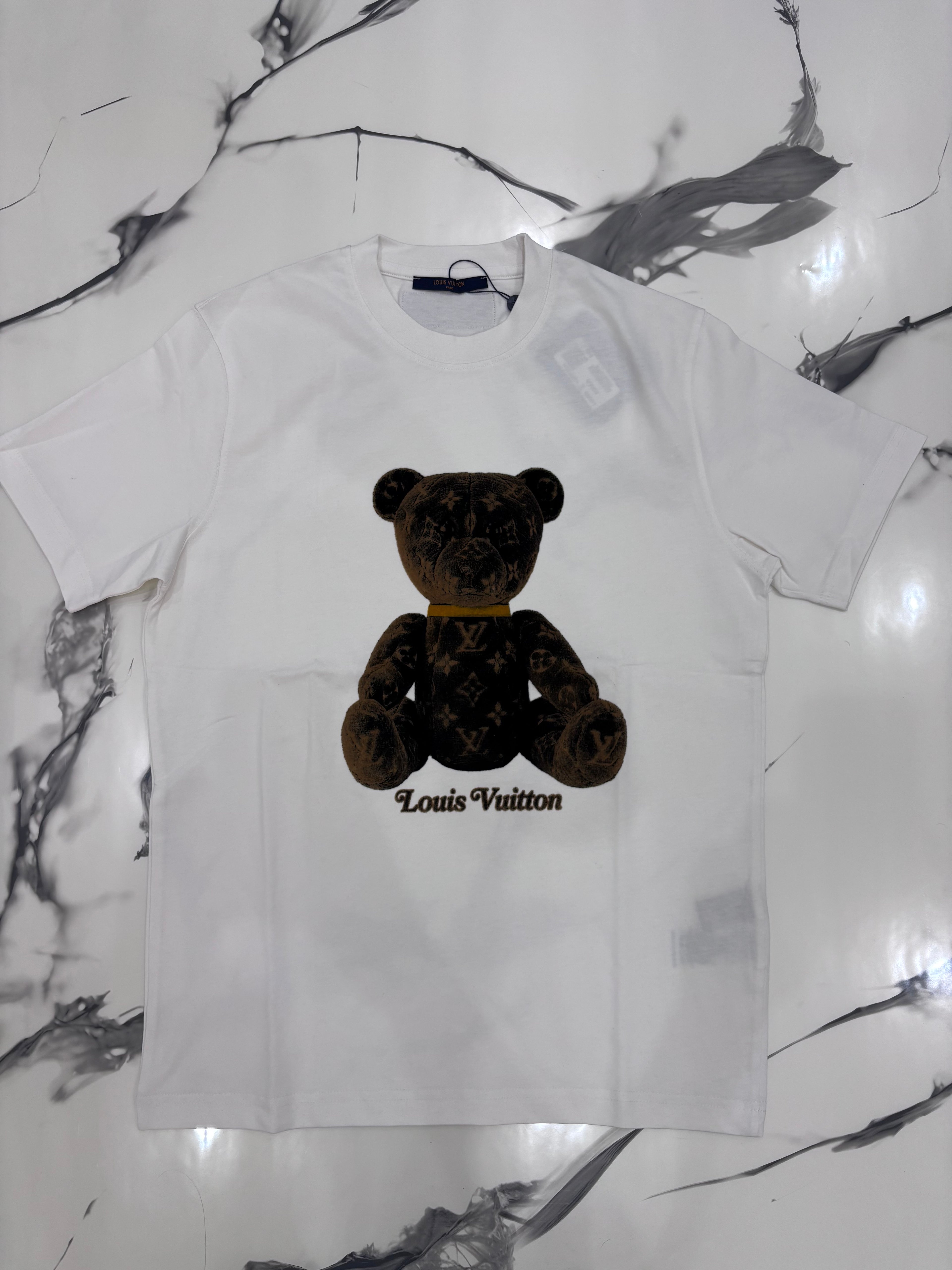 T-SHIRT LV PUPAZZO BIANCA