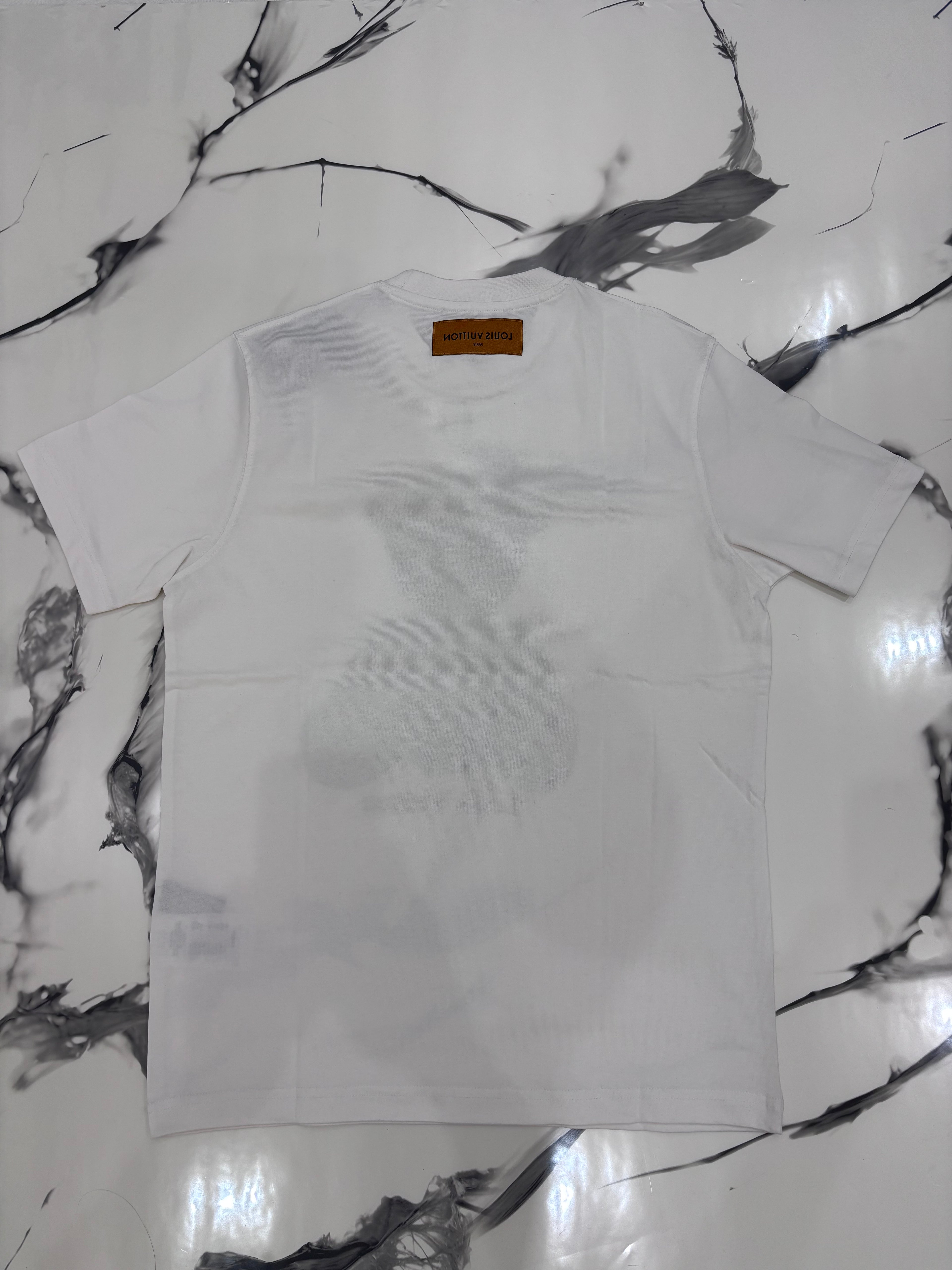 T-SHIRT LV PUPAZZO BIANCA