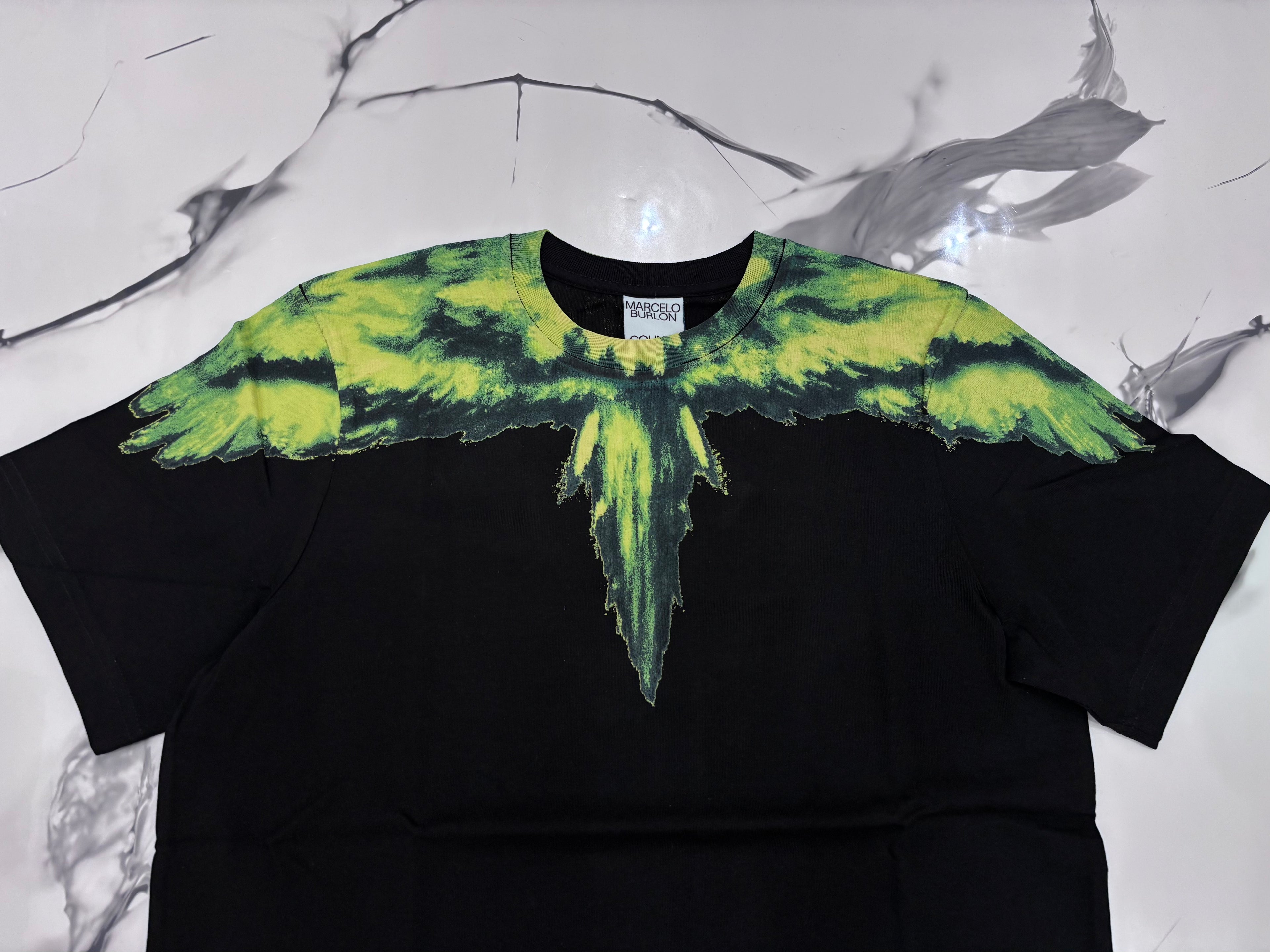 T-SHIRT BURLON NERA/VERDE