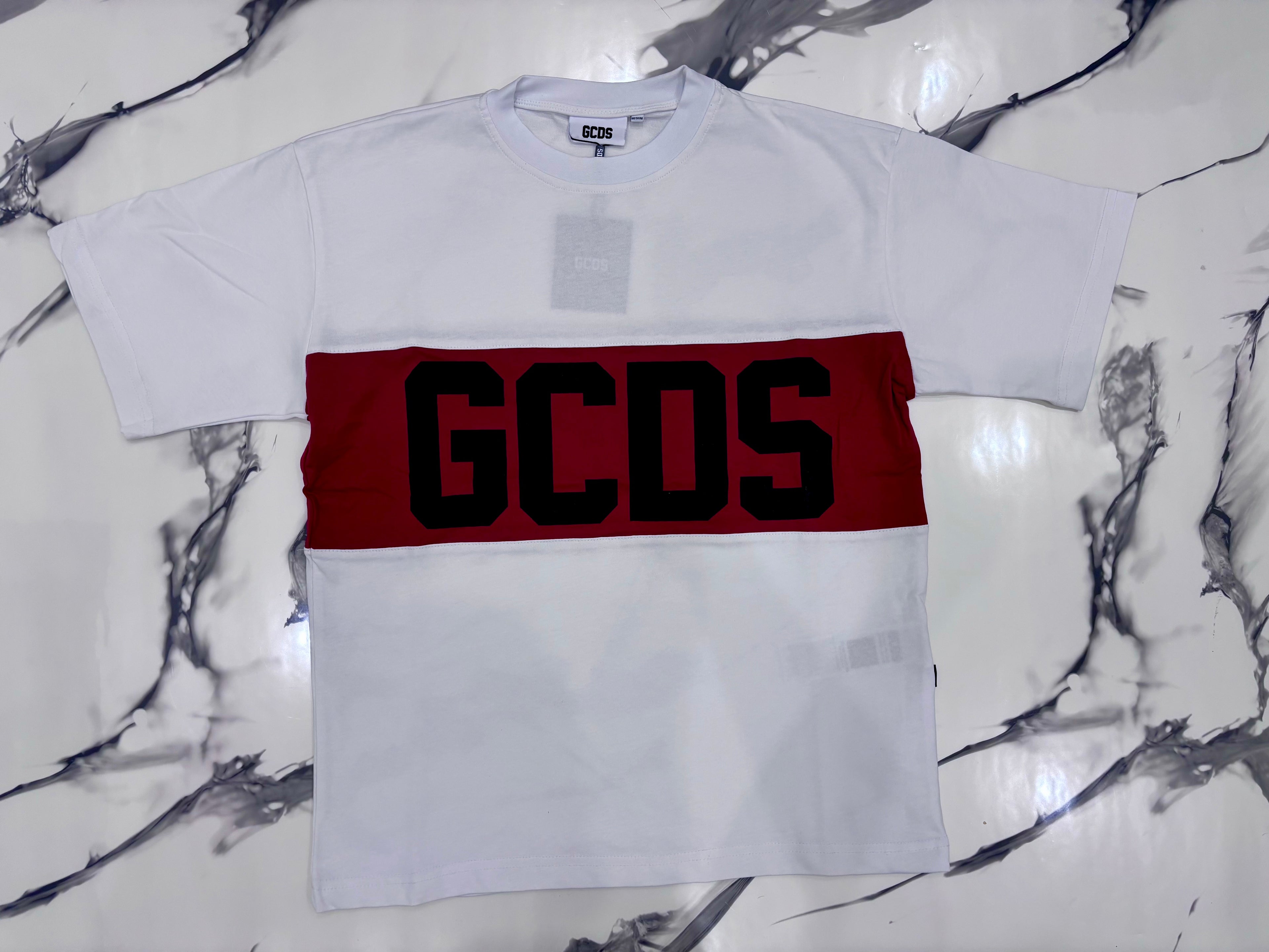 T-SHIRT GC BIANCA E ROSSA
