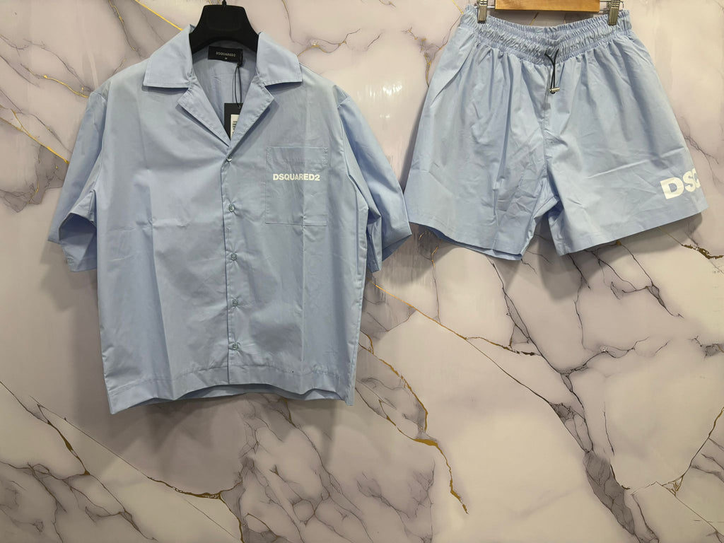 COMPLETO DS SCRITTA CAMICIA+COSTUME