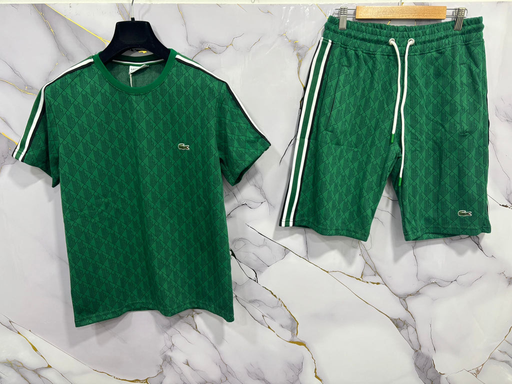 COMPLETO LACOSTE (SHIRT+BERMUDA)